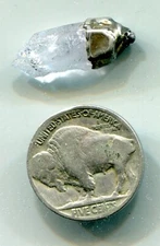 Small Quartz Crystal with Silver Mount 22mm 2.4 grams