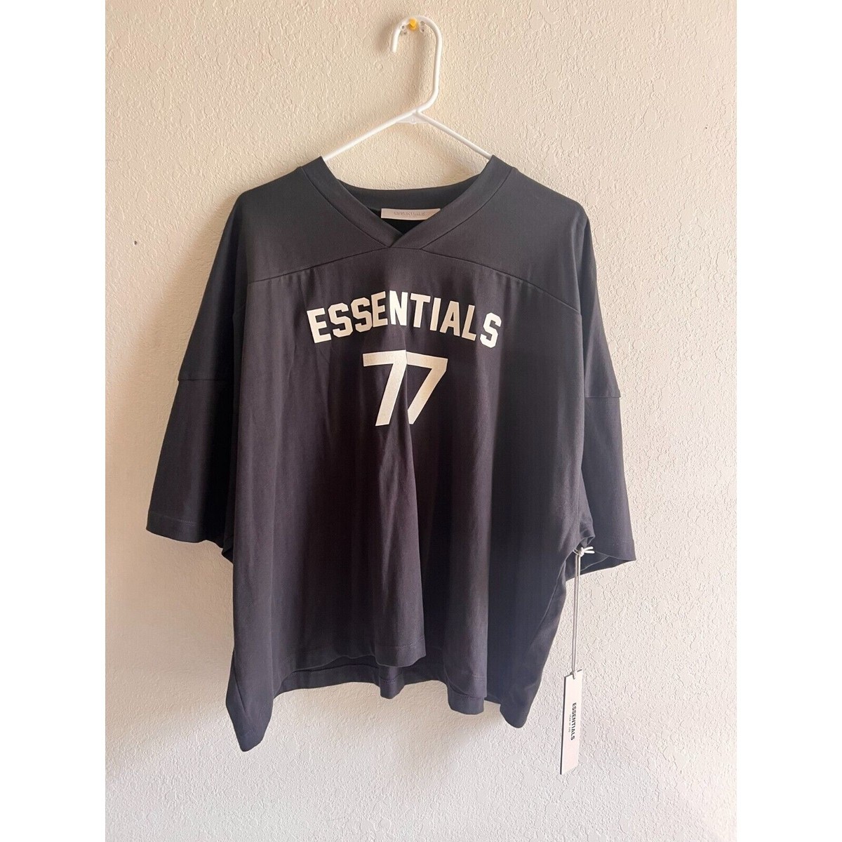 Fear of God Essentials Women's Football 77 T-shirt | eBay