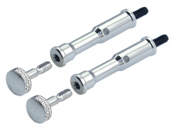 Microheli Blade 300 CFX Серебристо-алюминиевый комплект навесного крепления класса Люкс MH-3CFX005CX