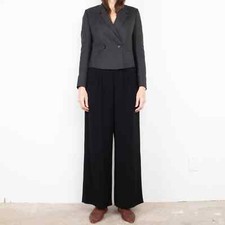 Vintage Black Crop Harv Benard Blazer XS