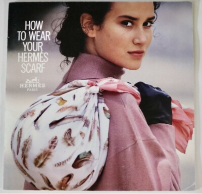 Hermès   How to Wear your HERMÈS scarf  Booklet 1988