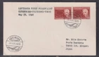Denmark 1964 Lufthansa First Polar Fight Copenhagen to Tokyo