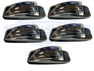 Set Of 5 Amber LED Cab Roof Marker Lights – For Trucks, Pickups, Buses 4 thumbnail image