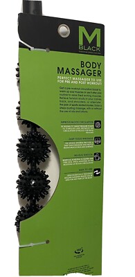 Multi roller Pre and Post Workout massager. Hand held body massager.