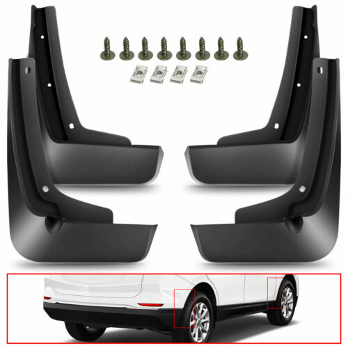 Genuine New Set Splash Guards Mud Flaps FOR 2018-2024 Chevy Chevrolet Equinox - Picture 6 of 9