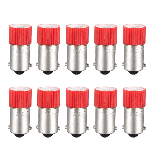 LED Bulbs 220V-240V Interior Light Red BA9s Base Bulb 10Pcs for sale ...