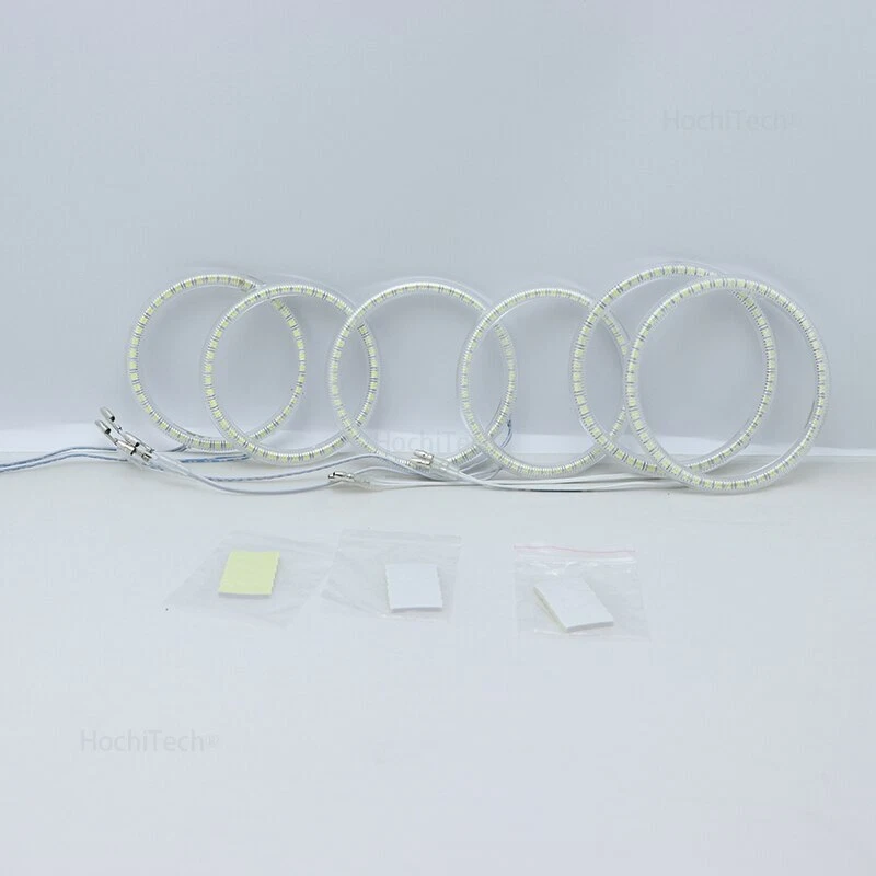 For Alfa Romeo 159 2005-2011 Smd Led Angel Eyes kit Halo Ring Headlight DRL - image 4 of 4