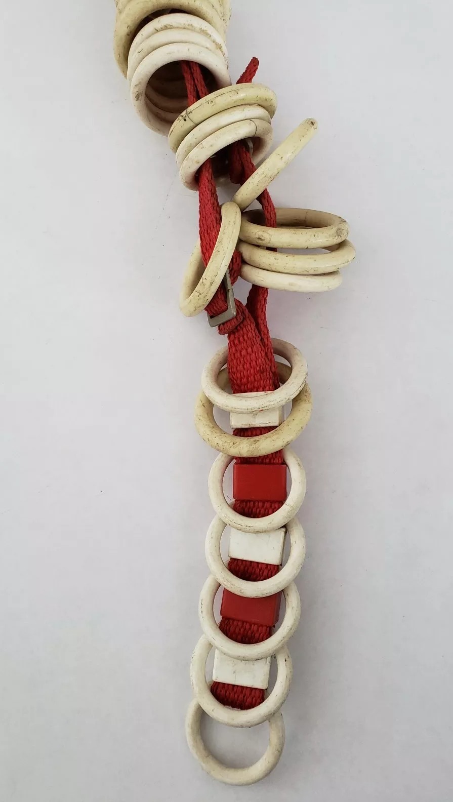 Vintage Lot Celluloid Horse Harness Rings Reigns Spreader Straps and