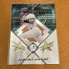 DEREK JETER FINEST ALL-STARS ALL-STAR GREEN NEW YORK YANKEES 2001 01 TOPPS Item1
