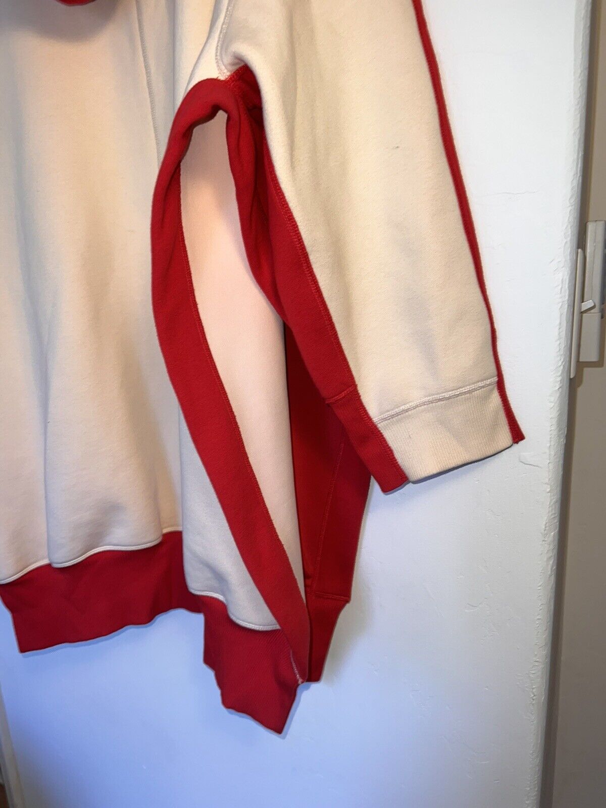 Celine Oversized Cotton Blend Red/Ivory Sweathshirt Hoodie XS Phoebe Philo  F 18 | eBay