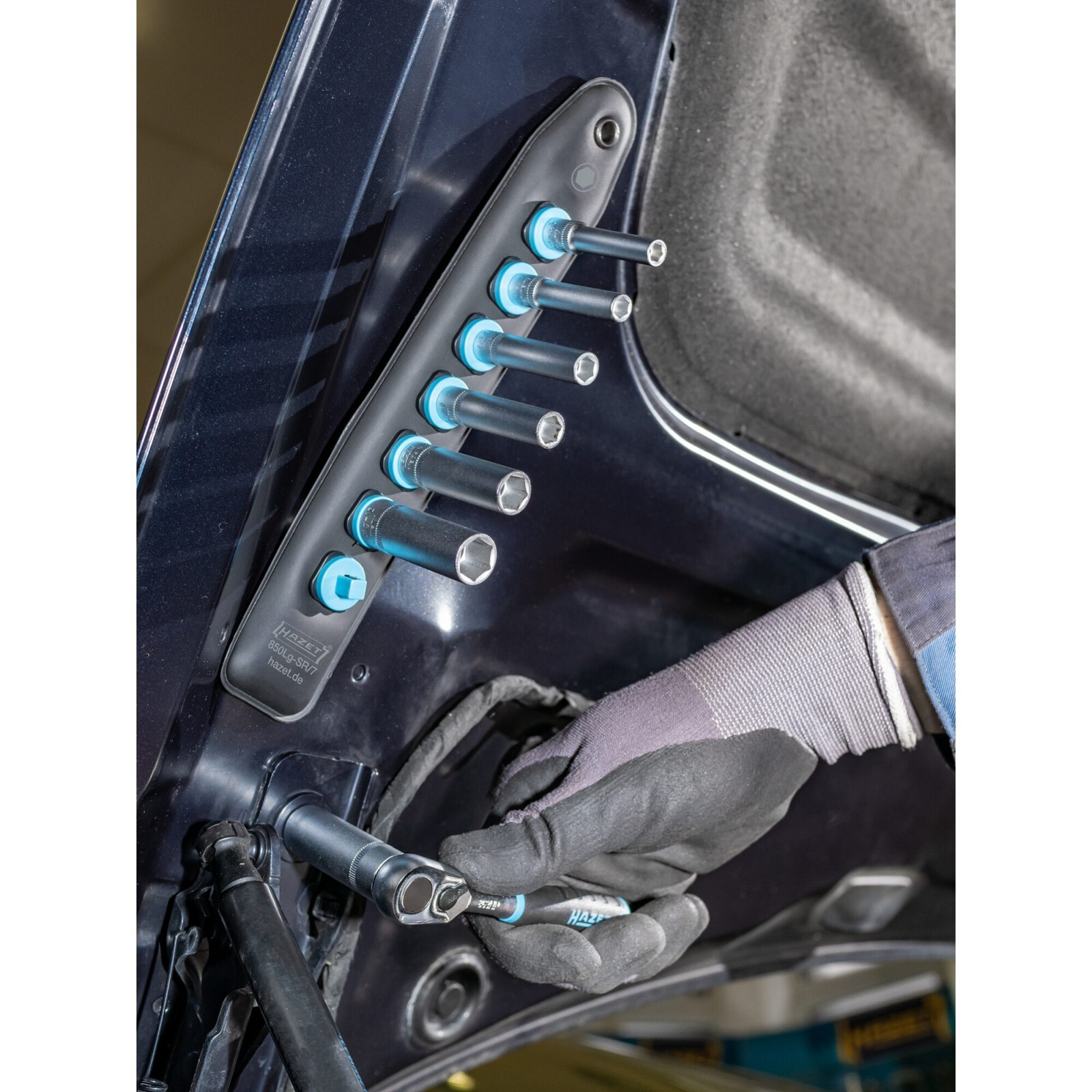 HAZET 14 SmartRail Flexible Kunststoff-Steckleiste 850LG-SR7 Außen Sechskant