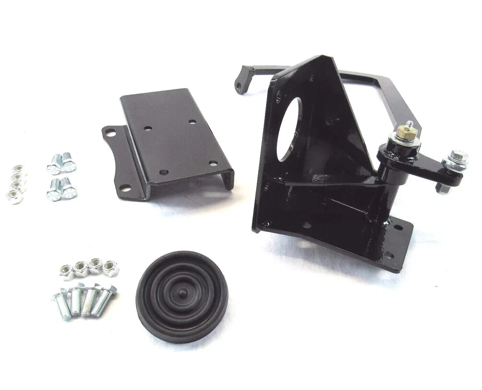 Soporte de refuerzo de pedal de freno de montaje en cuadro de camioneta Chevy 1947 1954 negro camioneta GMC Foto 3 de 3