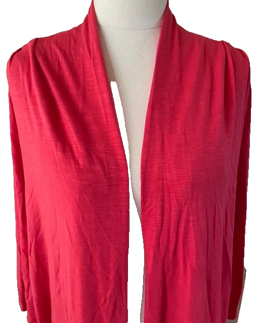 Cárdigan TABLE OCHO para mujer relajado coral manga larga talla S nuevo con etiquetas precio de venta sugerido por el fabricante $90 trabajo Foto 2 de 4