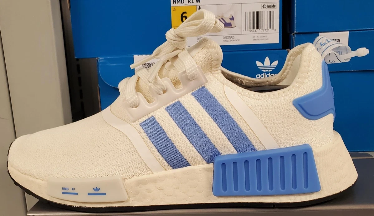 Adidas originals women s cheap nmd r1 shoes blue white