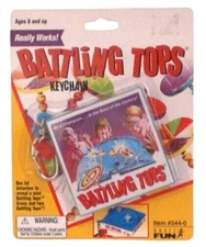 BATTLING TOPS BASIC FUN KEYCHAIN FACTORY PACKAGED