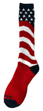 Knee High American Flag Socks Men's Size 8.5 - 11.5