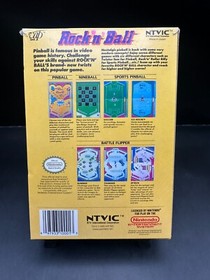 Rock 'n' Ball (NES, 1990), Box, Poster, and Sleeve, NO MANUAL