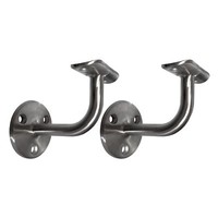 2Er Set Edelstahl HandlaufträGer 90° Wandmontage TreppengeläNder Handlaufhalter