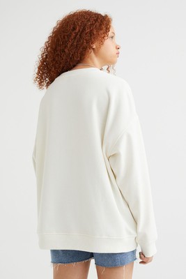 Hu0026amp;M NIRVANA CREAMY SMILE OVERSIZED SWEATSHIRT JUMPER ALL SIZES XXS XS S  M L XL.. | eBay