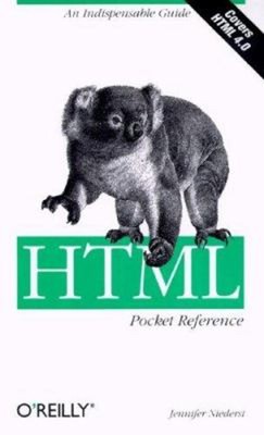 HTML Pocket Reference Paperback Jennifer Niederst