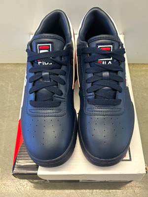 FILA Original Fitness Blue Lace Up Low Top Men's Sneaker Athletic Shoes NIB