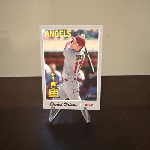 2019 Topps Heritage - Short Print Shohei Ohtani #430 Action Variation SP