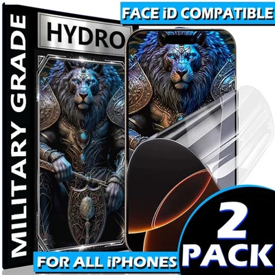 Hydrogel Screen Protector For iPhone 17 16 15 14 13 12 Pro Max Matte Film Cover