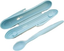 Tupperware Kinder Soft-F&uuml;tterl&ouml;ffel hellblau