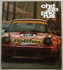 CHRISTOPHORUS Porsche 911 R In House Magazine Feb 1975 No 115 917 Turbo