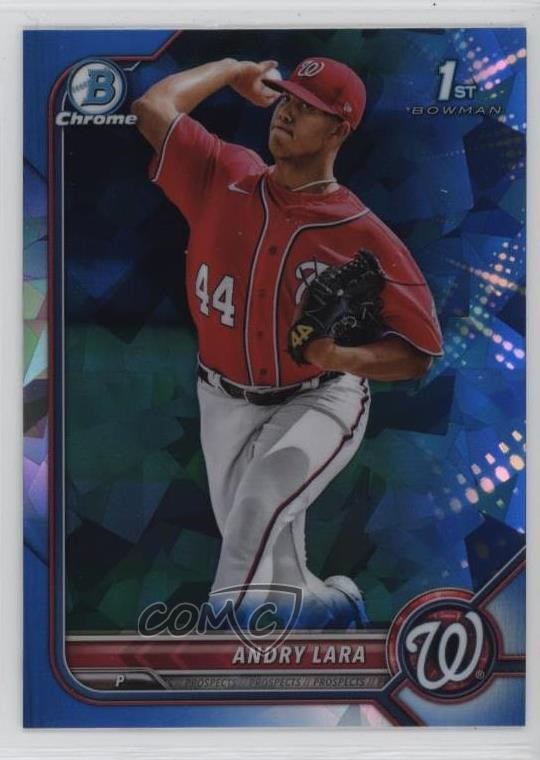 2022 Bowman Sapphire Edition Chrome Prospects Andry Lara #BCP-70 1i3m