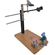 Vertical Paracord Jig Bracelet Maker, Adjustable Wooden Braiding Stand with P...
