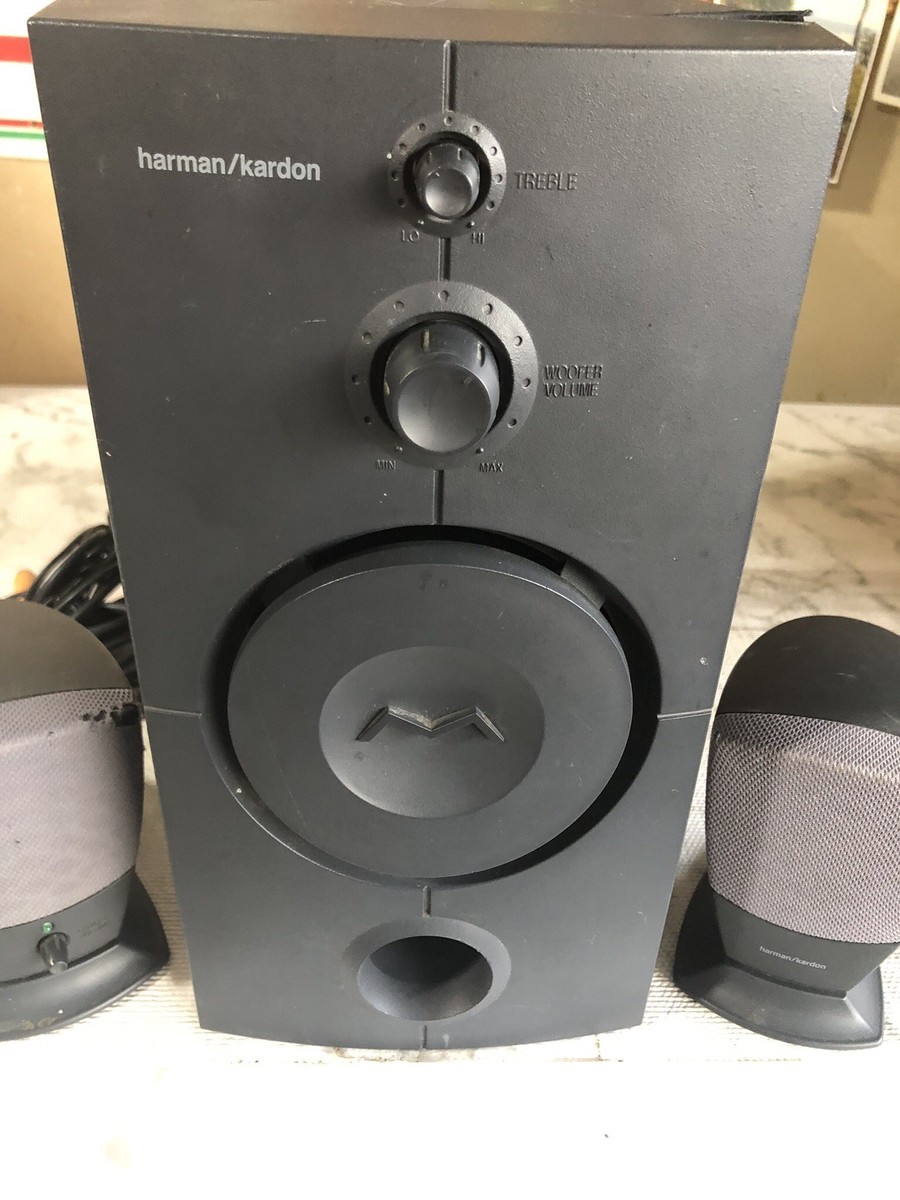 Harman Kardon HK395 2.1 Speaker System w/ Subwoofer Complete