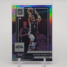 2022-23 Panini Donruss Optic - Keldon Johnson Silver Holo Prizm #186 - Spurs