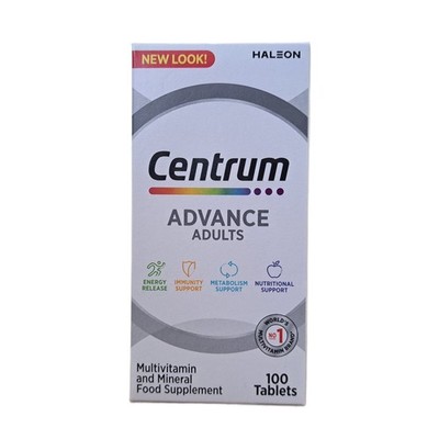 Centrum Advance Erwachsene Multivitamin und Mineralien, 100 Tabletten, EU VERKÄUFER