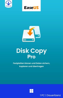 EaseUS Disk Copy Pro Windows 1PC, Dauerlizenz LifetimeUPG, Digitaler Download