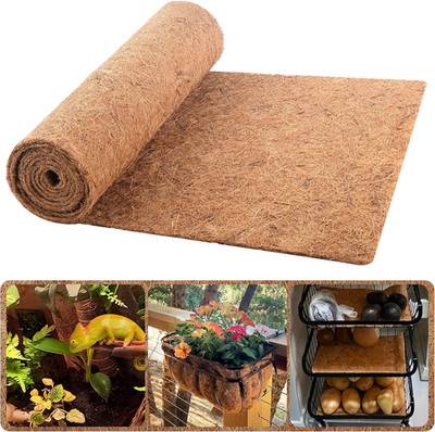 Rollo Revestimiento Coco 16x120 Pulgadas Fibra Natural Macetas Jardin Mascotas