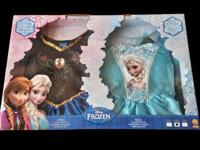 Anna + Elsa Classic Frozen Prinzessin Kostüm Disney Lizenzware 2 Stück NEU/OVP