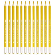 12Pcs Watercolor Pencil for Coloring, Drawing, Painting, Dark Yellow