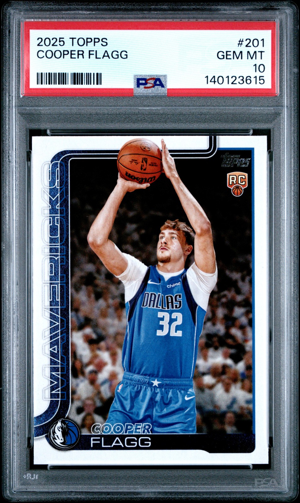 2025 TOPPS #201 COOPER FLAGG PSA 10