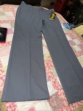 NWT vintage Woman  s lucky britches 38 x 31  grey Wide Leg 70s