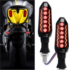 LED Motorcycle Turn Signals Sequential Flowing Indicators