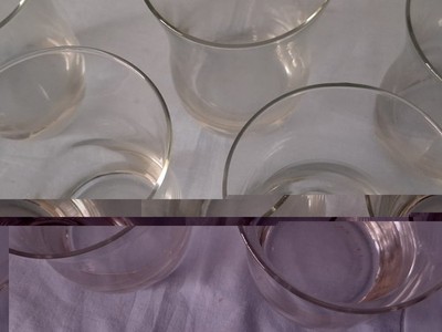 6er Set Libbey 4,5'' Gläser - MARTELLO - gewichteter Boden - 6,5'' - Top 