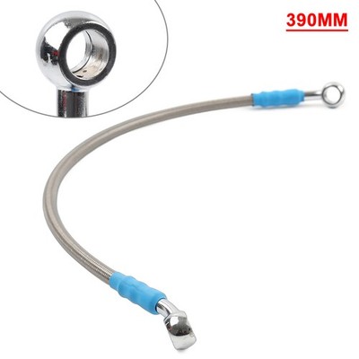 39cm DOT Motorcycle Motorbike Braided Steel Brake Clutch Oil Hose Line Pipe