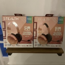 Image of Stealth Gaming Headset Stand Black, Compatible with PS4, PS5, Xbox, Switch, PC