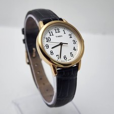 Timex indiglo Easy Reader Women T2N954 WR 30m QUARTZ Analog Watch NEW BATTERY