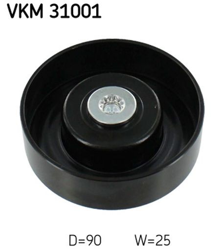 Skf Umlenk-/Führungsrolle, Keilrippenriemen [Hersteller-Nr. VKM31001] für Audi, Seat - Bild 6