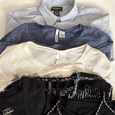 Womens Mixed Brands Styles & Colors Clothing Lot of 6 Size Medium