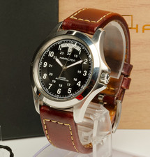 [EXC+5] HAMILTON Khaki Field King H644550 43mm Black Dial Automatic Men's Watch