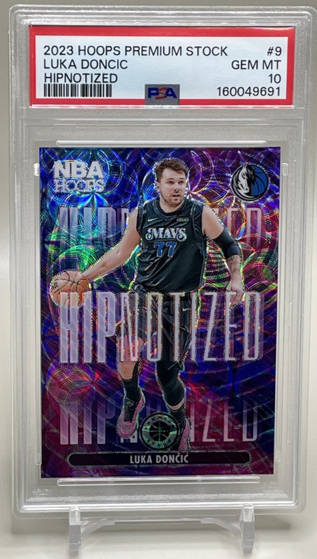 2023 Hoops Premium Stock Luka Doncic Hipnotized SP #9 PSA 10