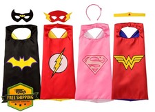 Rubies DC Comics Superhero Cape Accessory Set Kids Girls One Size